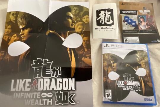 《如龙8》实体光盘已偷跑:主线+支线约55小时通关